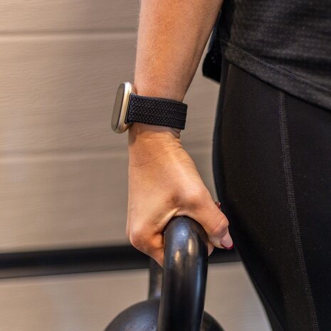 Strap-it® Strap-it Fitbit Sense verstellbares geflochtenes Armband (Schwarz) Strap-it® Strap-it Fitbit Sense verstellbares geflochtenes Armband (Schwarz)