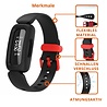Strap-it® Strap-it Fitbit Ace 3 Silikonarmband (Schwarz/Rot) Strap-it® Strap-it Fitbit Ace 3 Silikonarmband (Schwarz/Rot)