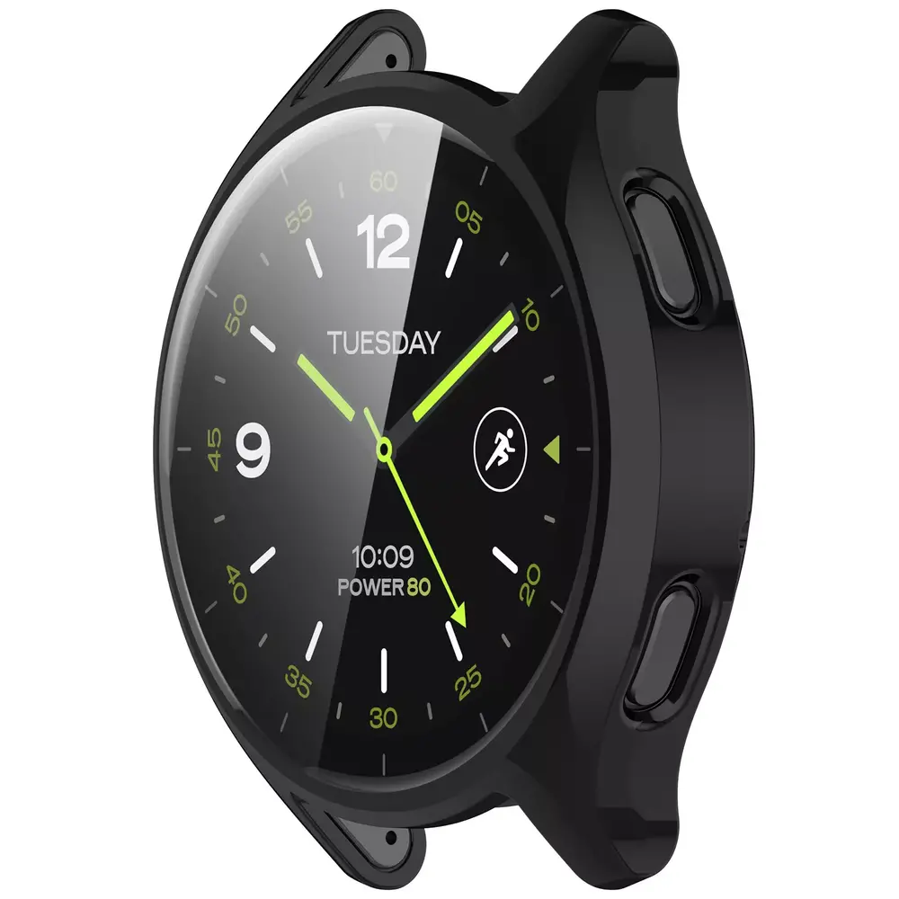 Strap-it® Strap-it Xiaomi Watch 2 TPU Hülle (Schwarz) Strap-it® Strap-it Xiaomi Watch 2 TPU Hülle (Schwarz)