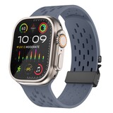 Strap-it® Apple Watch Silikonarmband mit P-Buckle (Graublau) Strap-it® Apple Watch Silikonarmband mit P-Buckle (Graublau)