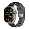 Strap-it® Strap-it Apple Watch Premium Outdoor Silikonarmband (Schwarz/Grau) Strap-it® Strap-it Apple Watch Premium Outdoor Silikonarmband (Schwarz/Grau)