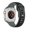 Strap-it® Strap-it Apple Watch Premium Outdoor Silikonarmband (Schwarz/Grau) Strap-it® Strap-it Apple Watch Premium Outdoor Silikonarmband (Schwarz/Grau)