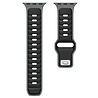 Strap-it® Strap-it Apple Watch Premium Outdoor Silikonarmband (Schwarz/Grau) Strap-it® Strap-it Apple Watch Premium Outdoor Silikonarmband (Schwarz/Grau)