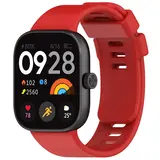 Strap-it® Xiaomi Smart Band 8 Pro Silikonarmband (Rot)