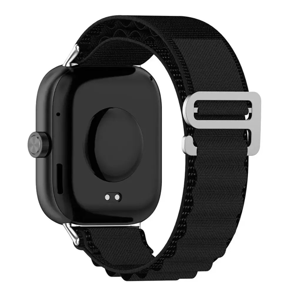 Strap-it® Strap-it Xiaomi Smart Band 8 Pro Alpine Nylon Armband (Schwarz)