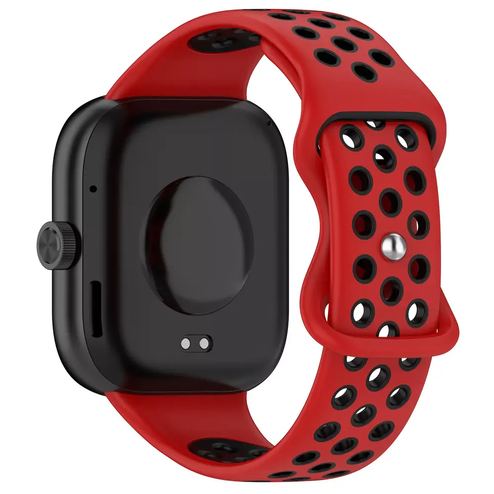 Strap-it® Strap-it Xiaomi Smart Band 9 Pro Sportarmband (Rot/Schwarz)
