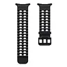 Strap-it® Strap-it Samsung Galaxy Watch Ultra Wave Silikonarmband (Schwarz/Grau) Strap-it® Strap-it Samsung Galaxy Watch Ultra Wave Silikonarmband (Schwarz/Grau)