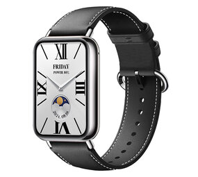 Strap-it® Xiaomi Smart Band 8 Pro Lederarmband (Schwarz) Strap-it® Xiaomi Smart Band 8 Pro Lederarmband (Schwarz)