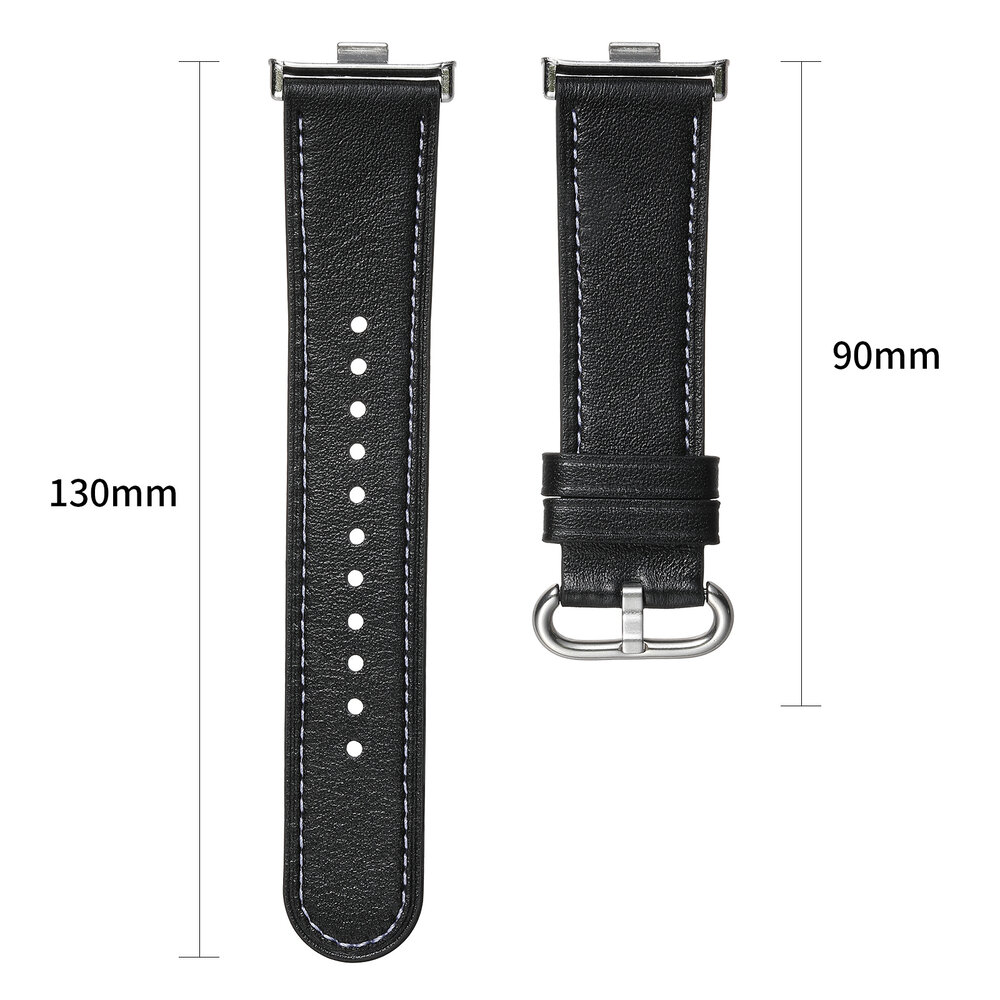 Strap-it® Strap-it Xiaomi Smart Band 8 Pro Lederarmband (Schwarz) Strap-it® Strap-it Xiaomi Smart Band 8 Pro Lederarmband (Schwarz)