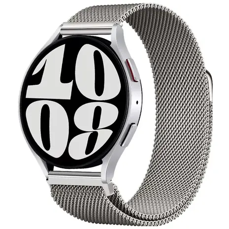 Strap-it® Strap-it Samsung Galaxy Watch 6 - 44mm Milanese Armband (Titan)