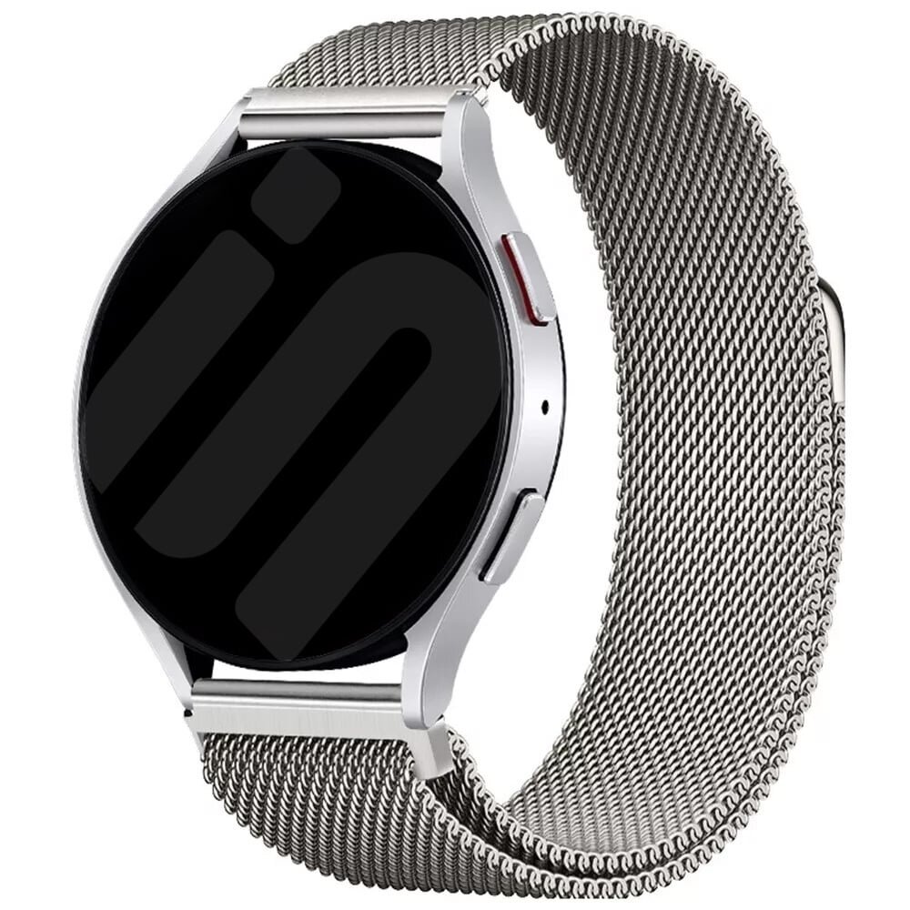 Strap-it® Strap-it Amazfit GTR 2 Milanese Armband (Titan)