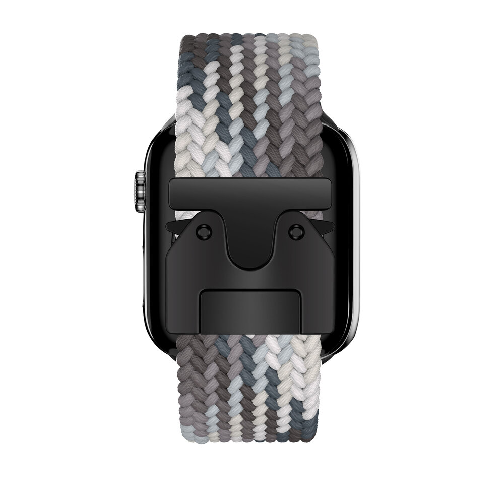Bandz Bandz Apple Watch geflochtenes Nylon Band mit P-Buckle (Mandala Schwarz) Bandz Bandz Apple Watch geflochtenes Nylon Band mit P-Buckle (Mandala Schwarz)