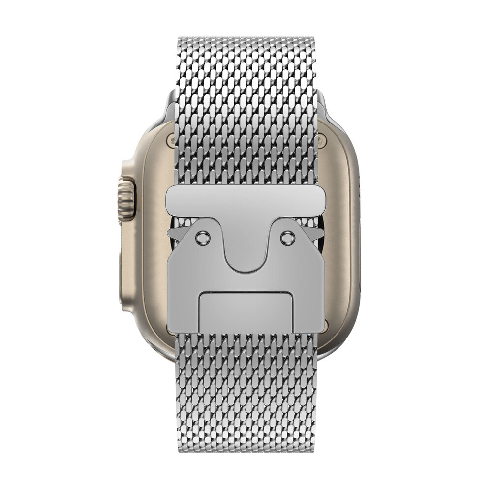 Bandz Bandz Apple Watch Milanaise Loop Band mit P-Buckle (Silber) Bandz Bandz Apple Watch Milanaise Loop Band mit P-Buckle (Silber)