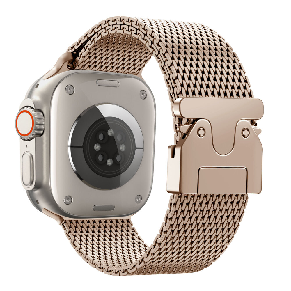 Bandz Bandz Apple Watch Milanaise Loop Band mit P-Buckle (Rosé Gold) Bandz Bandz Apple Watch Milanaise Loop Band mit P-Buckle (Rosé Gold)