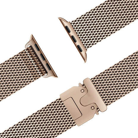 Bandz Bandz Apple Watch Milanaise Loop Band mit P-Buckle (Rosé Gold) Bandz Bandz Apple Watch Milanaise Loop Band mit P-Buckle (Rosé Gold)