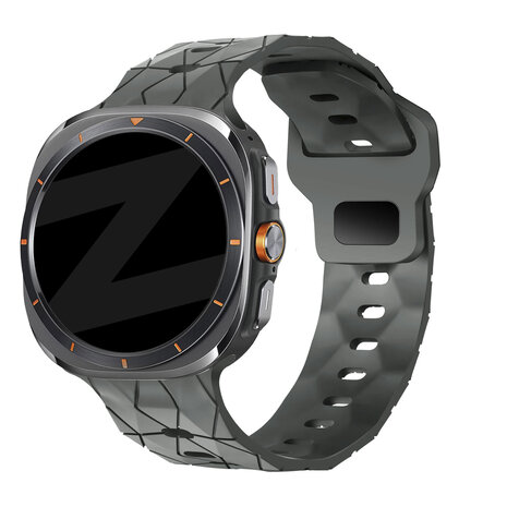 Bandz Bandz Samsung Galaxy Watch Ultra Silikonarmband 'Hexagons' (Dunkelgrau) Bandz Bandz Samsung Galaxy Watch Ultra Silikonarmband 'Hexagons' (Dunkelgrau)