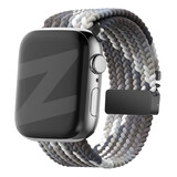 Bandz Bandz Apple Watch geflochtenes Nylon Band mit P-Buckle (Mandala Schwarz) Bandz Bandz Apple Watch geflochtenes Nylon Band mit P-Buckle (Mandala Schwarz)