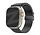 Bandz Apple Watch Milanaise Loop Band mit P-Buckle (Schwarz)