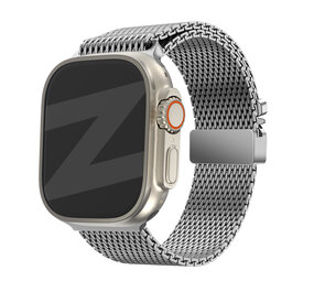 Bandz Bandz Apple Watch Milanaise Loop Band mit P-Buckle (Silber) Bandz Bandz Apple Watch Milanaise Loop Band mit P-Buckle (Silber)