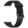 Strap-it® Strap-it Samsung Galaxy Fit 3 Silikonarmband mit Löchern (Schwarz) Strap-it® Strap-it Samsung Galaxy Fit 3 Silikonarmband mit Löchern (Schwarz)