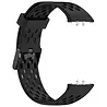 Strap-it® Strap-it Samsung Galaxy Fit 3 Silikonarmband mit Löchern (Schwarz) Strap-it® Strap-it Samsung Galaxy Fit 3 Silikonarmband mit Löchern (Schwarz)