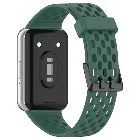 Strap-it® Strap-it Samsung Galaxy Fit 3 Silikonarmband mit Löchern (Grün) Strap-it® Strap-it Samsung Galaxy Fit 3 Silikonarmband mit Löchern (Grün)