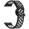 Strap-it® Strap-it Samsung Galaxy Fit 3 Sportarmband (Schwarz/Grau) Strap-it® Strap-it Samsung Galaxy Fit 3 Sportarmband (Schwarz/Grau)