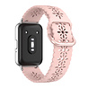 Strap-it® Strap-it Samsung Galaxy Fit 3 gemustertes Silikonarmband (Rosa) Strap-it® Strap-it Samsung Galaxy Fit 3 gemustertes Silikonarmband (Rosa)