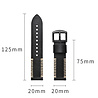 Strap-it® Strap-it Samsung Galaxy Watch 7 - 44mm Stitched Lederarmband (Schwarz) Strap-it® Strap-it Samsung Galaxy Watch 7 - 44mm Stitched Lederarmband (Schwarz)