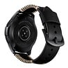 Strap-it® Strap-it Samsung Galaxy Watch 5 - 44mm Stitched Lederarmband (Schwarz) Strap-it® Strap-it Samsung Galaxy Watch 5 - 44mm Stitched Lederarmband (Schwarz)
