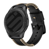 Strap-it® Samsung Galaxy Watch 5 - 40mm Stitched Lederarmband (Schwarz) Strap-it® Samsung Galaxy Watch 5 - 40mm Stitched Lederarmband (Schwarz)