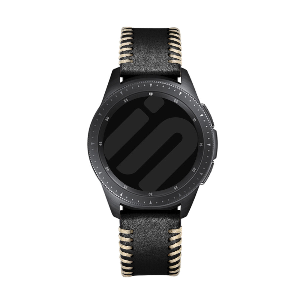 Strap-it® Strap-it Polar Ignite Stitched Lederarmband (Schwarz) Strap-it® Strap-it Polar Ignite Stitched Lederarmband (Schwarz)