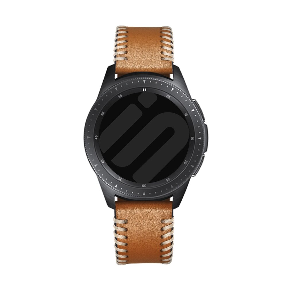 Strap-it® Strap-it Redmi Watch 5 Active Stitched Lederarmband (Braun) Strap-it® Strap-it Redmi Watch 5 Active Stitched Lederarmband (Braun)