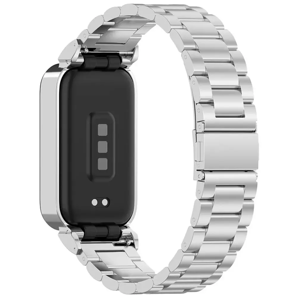 Strap-it® Strap-it Xiaomi Smart Band 9 Active Stahlarmband (Silber) Strap-it® Strap-it Xiaomi Smart Band 9 Active Stahlarmband (Silber)