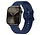 Strap-it Apple Watch Wave Silikonarmband (Dunkelblau)
