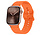 Strap-it Apple Watch Wave Silikonarmband (Orange)