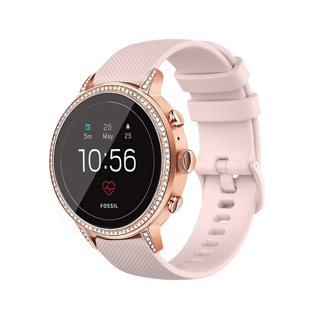 Strap-it® Strap-it Fossil Gen 4 Venture (HR) Silikonarmband (Rosa)