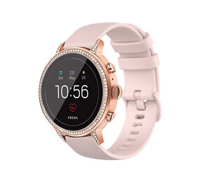 Strap-it® Fossil Gen 4 Venture (HR) Silikonarmband (Rosa)