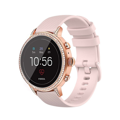 Strap-it® Strap-it Fossil Gen 4 Venture (HR) Silikonarmband (Rosa)