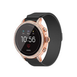 Strap-it® Fossil Gen 4 Venture (HR) Milanese Armband (Schwarz) Strap-it® Fossil Gen 4 Venture (HR) Milanese Armband (Schwarz)
