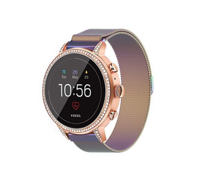 Strap-it® Fossil Gen 4 Venture (HR) Milanese Armband (Regenbogen) Strap-it® Fossil Gen 4 Venture (HR) Milanese Armband (Regenbogen)