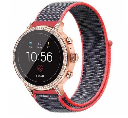 Strap-it® Strap-it Fossil Gen 4 Venture (HR) Nylon Armband (Bright Powder)