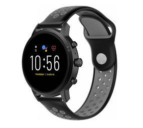 Strap-it® Fossil Gen 4 Explorist (HR) Sportarmband (Schwarz/Grau) Strap-it® Fossil Gen 4 Explorist (HR) Sportarmband (Schwarz/Grau)