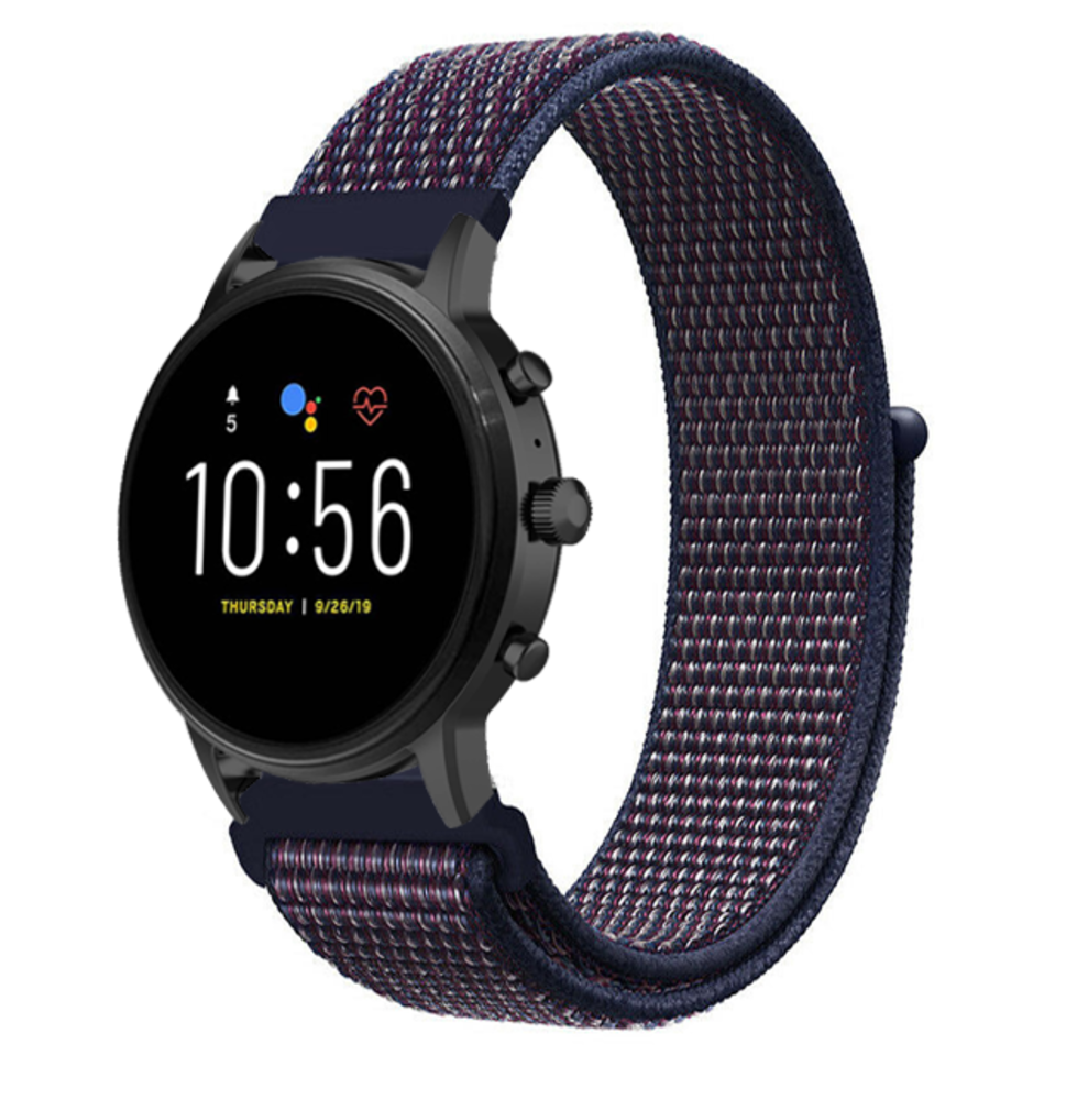 Strap-it® Strap-it Fossil Gen 4 Explorist (HR) Nylon Armband (Violett-Blau) Strap-it® Strap-it Fossil Gen 4 Explorist (HR) Nylon Armband (Violett-Blau)