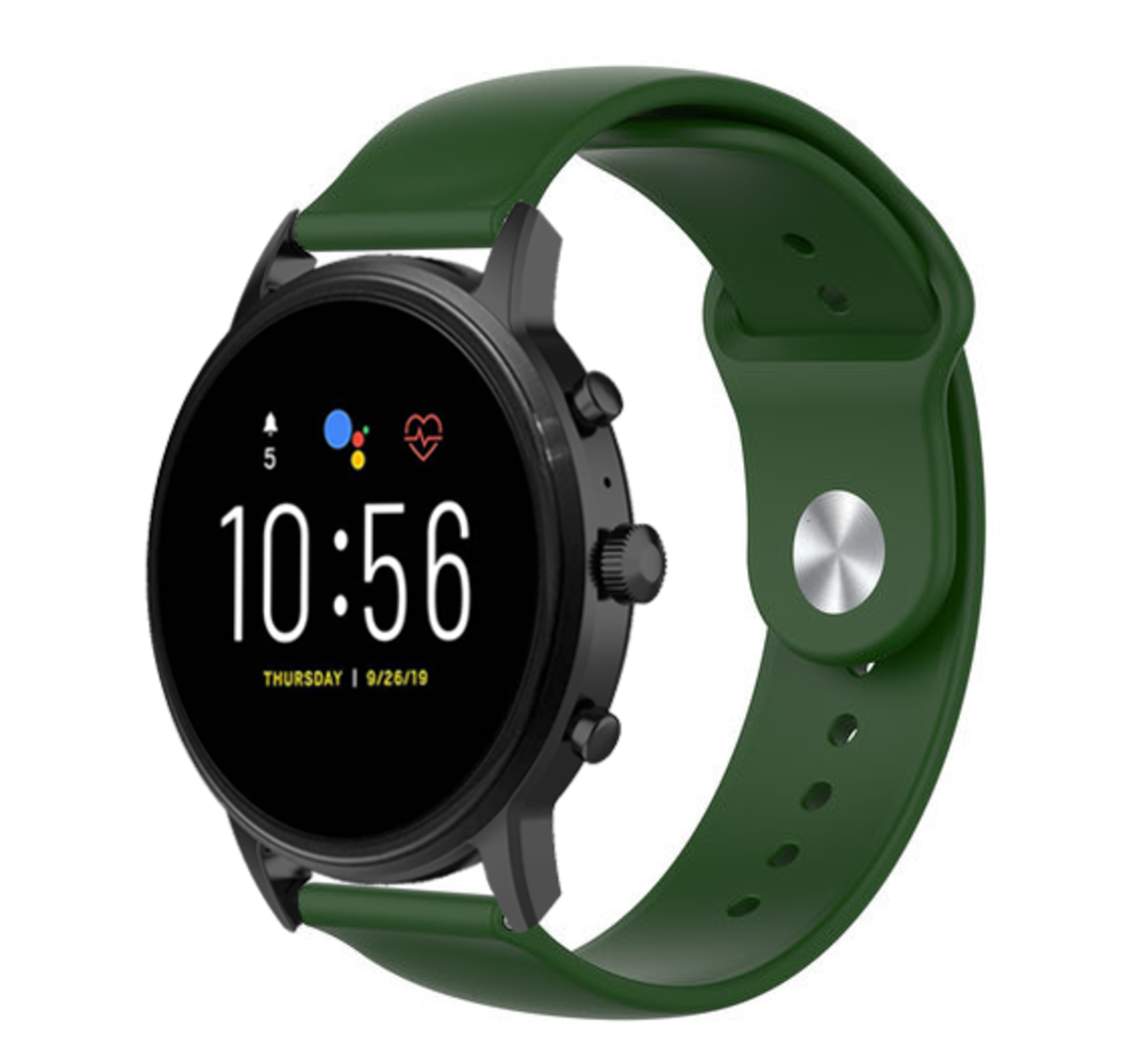 Strap-it® Strap-it Fossil Gen 4 Explorist (HR) Sportarmband (Armeegrün) Strap-it® Strap-it Fossil Gen 4 Explorist (HR) Sportarmband (Armeegrün)