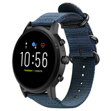 Strap-it® Fossil Gen 4 Explorist (HR) Nylon Schnallenarmband (Blau)