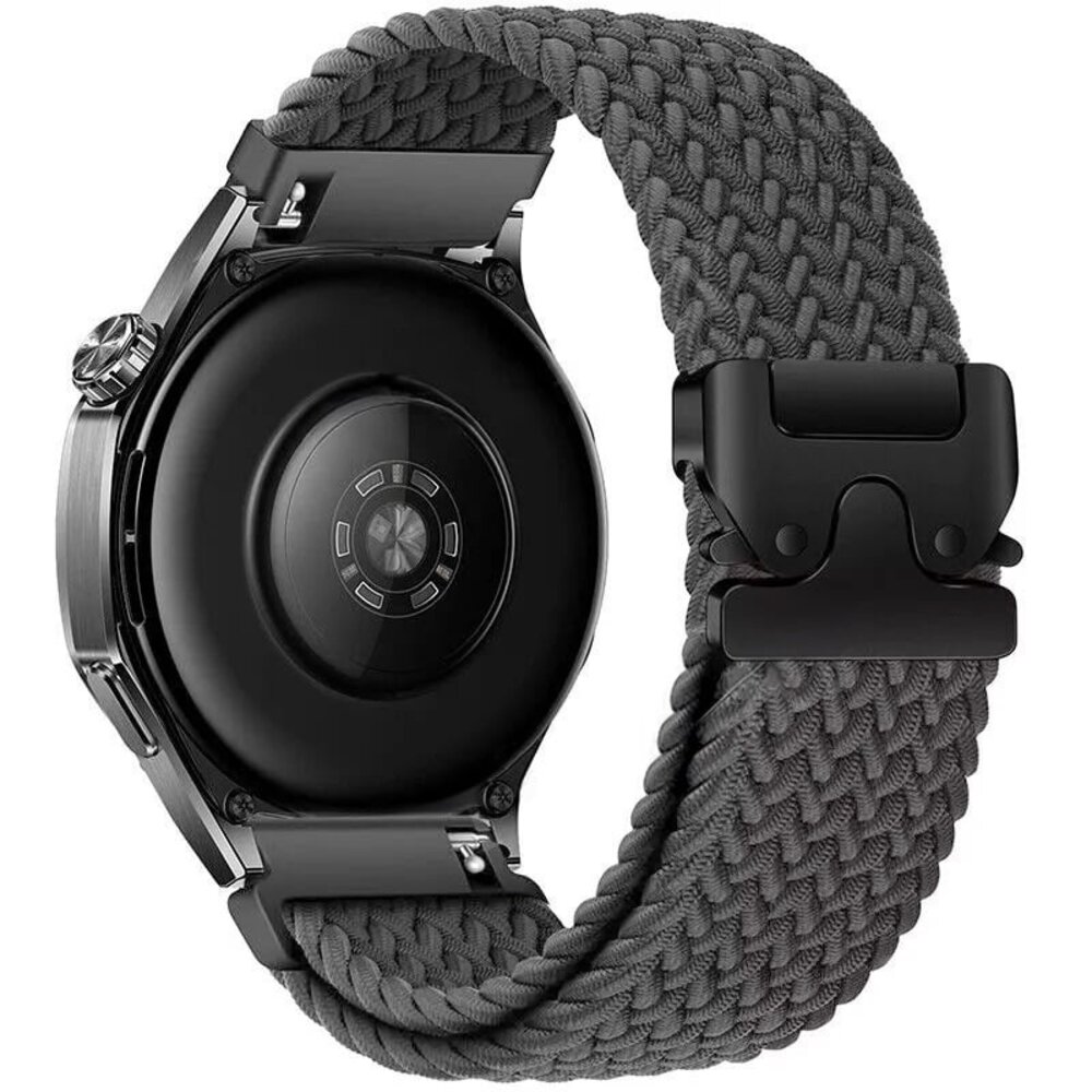 Strap-it® Strap-it Polar Vantage M3 geflochtenes Band mit P-Schnalle (Grau)