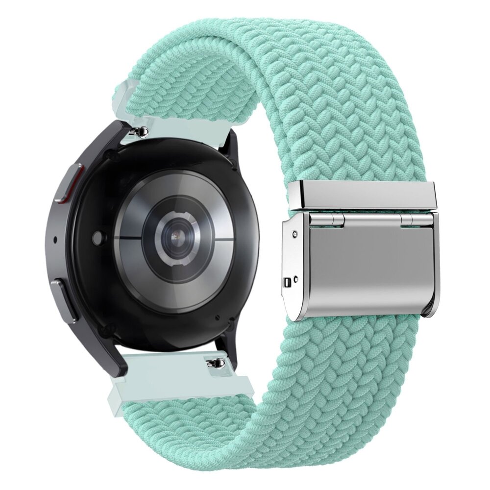Bandz Bandz Amazfit Active 2 geflochtenes Nylon Band (Türkis)