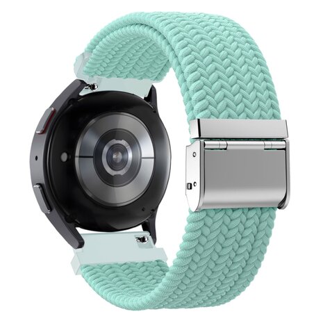 Bandz Bandz Amazfit Active 2 geflochtenes Nylon Band (Türkis)