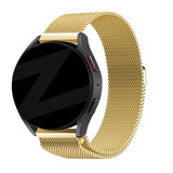 Bandz Bandz Amazfit Active 2 Milanese Loop Armband (Gold)